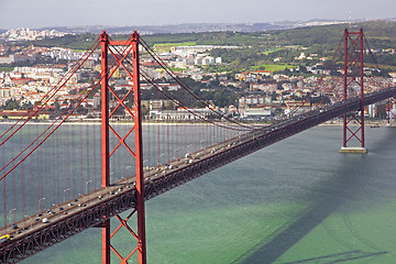 Image showing Portugal. Lisbon. The 25th of April Bridge 