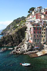 Image showing Italy. Cinque Terre. Riomaggiore village