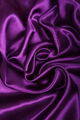 Image showing Smooth elegant lilac silk as background 