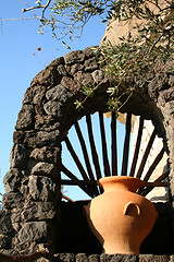 Image showing Italy. Ischia Island. An amphora 