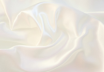 Image showing Smooth elegant white silk 