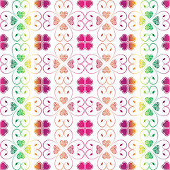 Image showing Seamless hearts pattern