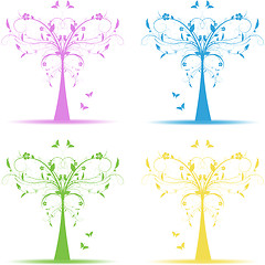 Image showing Art trees 