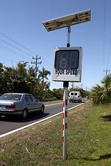 Image showing speed radar detector