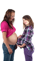 Image showing Beautiful pregnant woman