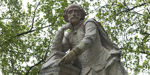 Image showing Shakespeare statue