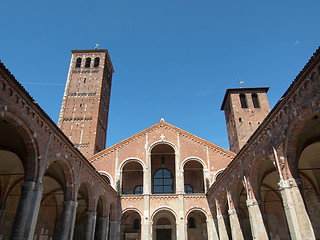 Image showing Sant Ambrogio church, Milan