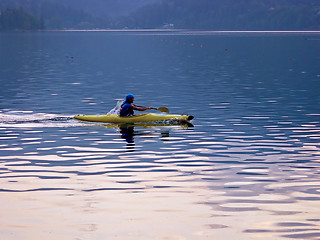 Image showing kayak on the lake