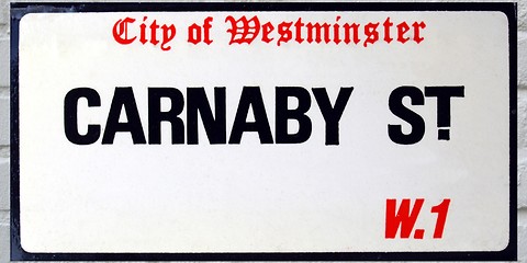 Image showing Carnaby Street sign