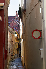 Image showing Streets of Bruges, Belgium