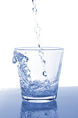 Image showing filling a glass with water