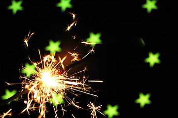 Image showing sparkler