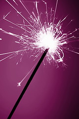 Image showing holiday sparkler