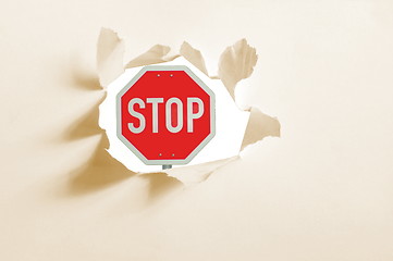 Image showing stop sign