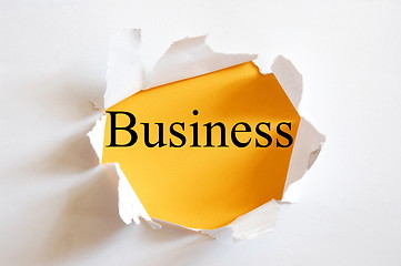 Image showing yellow business