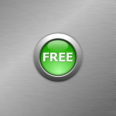 Image showing green free button