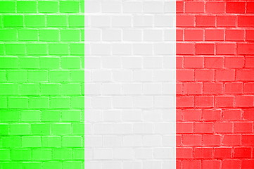 Image showing flag of italy