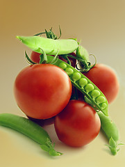 Image showing Vegetables still life