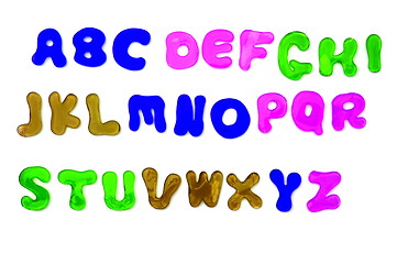 Image showing letters and numbers