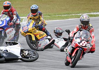 Image showing 2005 MotoGP Race @ Sepang, Malaysia.