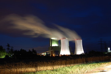 Image showing industry at night