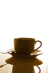 Image showing cup of coffee with copyspace