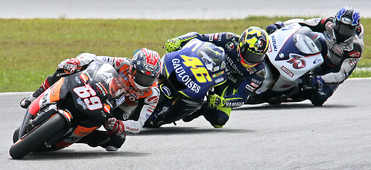 Image showing 2005 MotoGP Race @ Sepang, Malaysia.