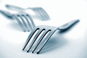 Image showing fork in the kitchen