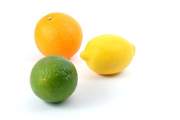 Image showing lemon orange and citron fruit