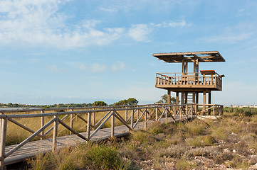 Image showing Wildlife watchtower