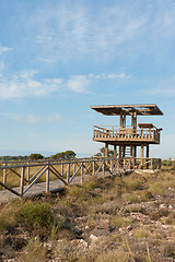 Image showing Wildlife watchtower