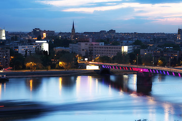 Image showing view of panorama Novi Sad, Serbia