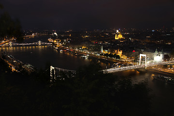 Image showing Budapest, Hungary, from fortress Citadel