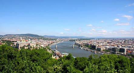 Image showing view of panorama Budapest, Hungary