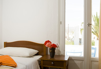 Image showing Greek Island guest house room interior