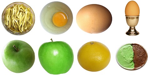 Image showing Food collage isolated