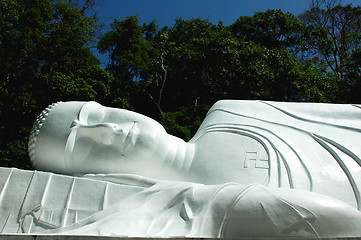 Image showing Lying Buddha sculpture