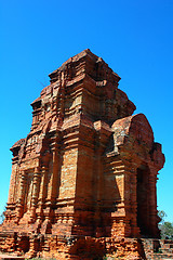 Image showing Ruins against blue sky in Vietnam