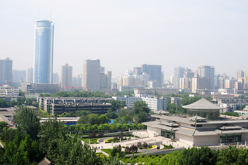 Image showing Downtown of Xian China