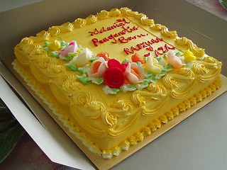 Image showing decorated cake