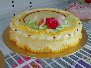Image showing decorated cake