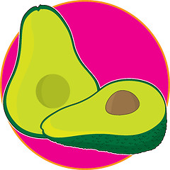 Image showing Avocado Graphic