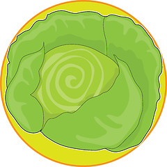 Image showing Cabbage Graphic