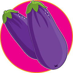 Image showing Eggplant Graphic