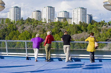 Image showing Onboard cruise ship