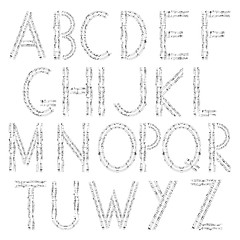 Image showing Musical alphabet