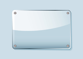 Image showing Glass name tag