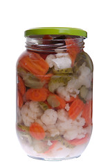 Image showing Pickels jar