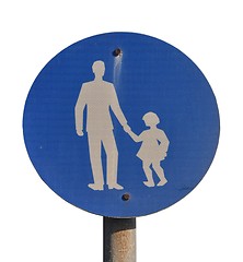 Image showing Child pedestrian sign