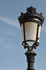 Image showing Street lamp post